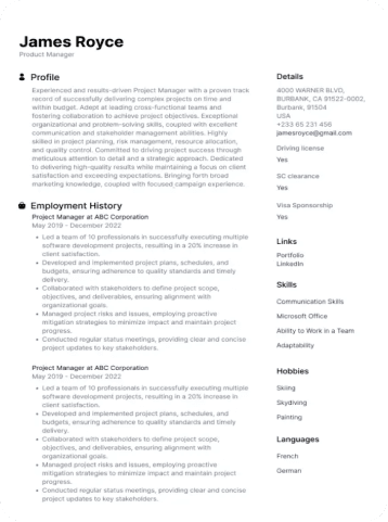 Production Manager