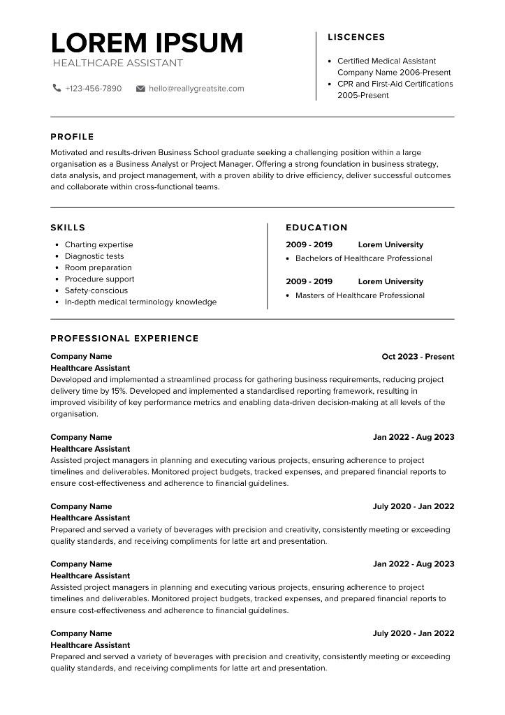Business Analyst